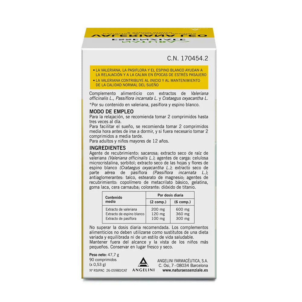 NATURA ESSENZIALE-VALERIAN LEO comprimidos-DrShampoo - Perfumaria e Cosmética