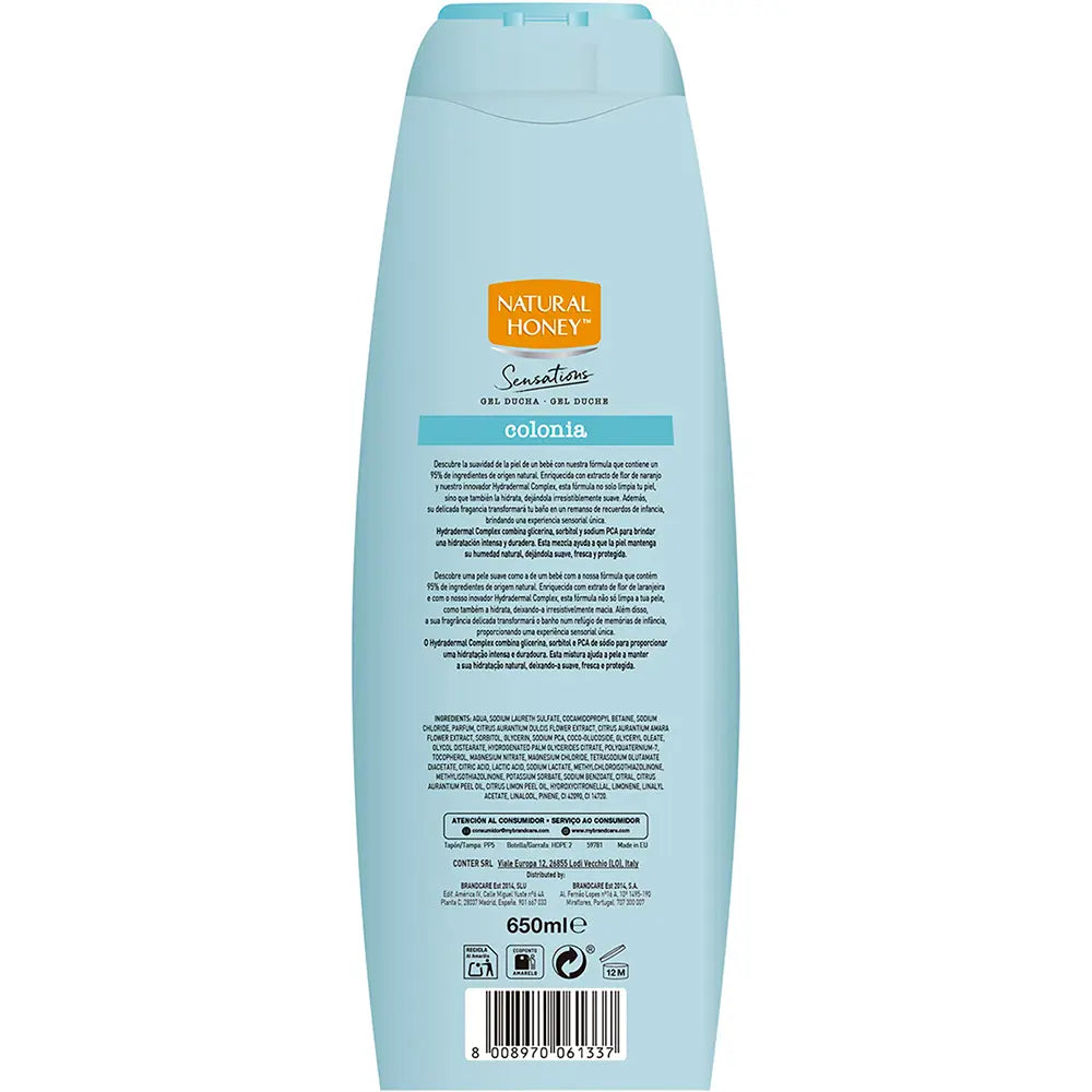 NATURAL HONEY-Gel de duche Cologne Freshness 650 ml-DrShampoo - Perfumaria e Cosmética