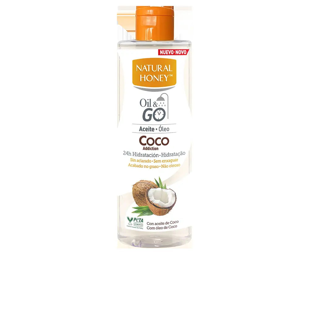 NATURAL HONEY-Óleo corporal COCO ADDICTION OIL & GO 250 ml-DrShampoo - Perfumaria e Cosmética