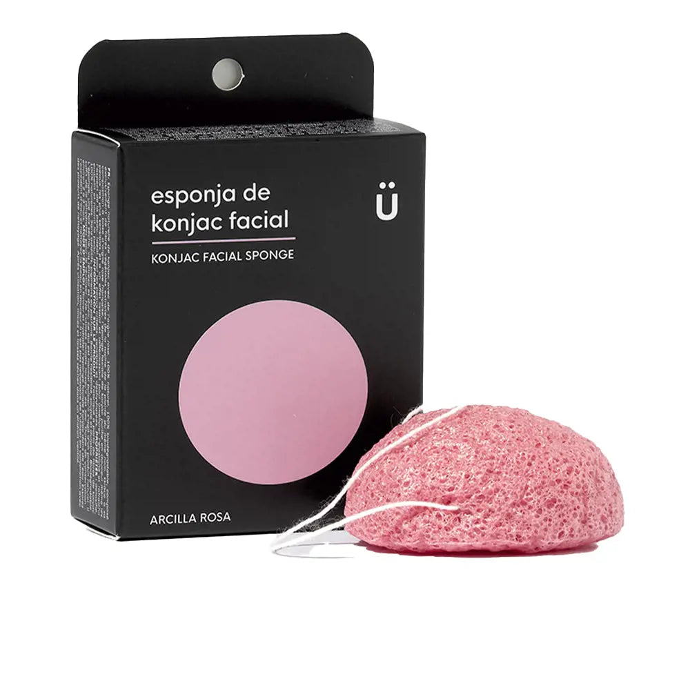 NATURBRUSH-esponja konjac facial de argila rosa-DrShampoo - Perfumaria e Cosmética
