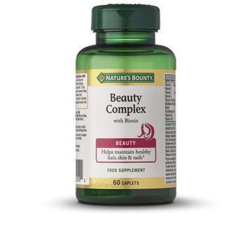 NATURE'S BOUNTY-BEAUTY COMPLEX with biotin 60 capsules-DrShampoo - Perfumaria e Cosmética Imagem principal do produto