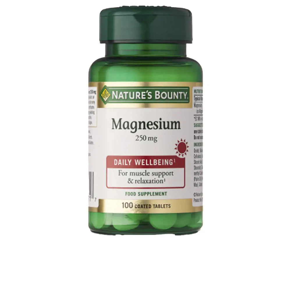 NATURE'S BOUNTY-MAGNÉSIO 250 mg 100 comprimidos-DrShampoo - Perfumaria e Cosmética Imagen principal del producto
