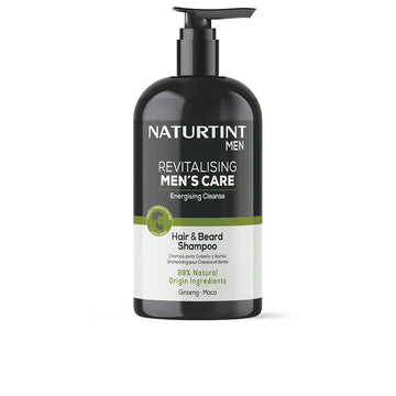 NATURTINT-CHAMPÔ ENERGIZANTE PARA CABELO E BARBA REVITALIZANTE HOMEM 500 ml-DrShampoo - Perfumaria e Cosmética Imagen principal del producto