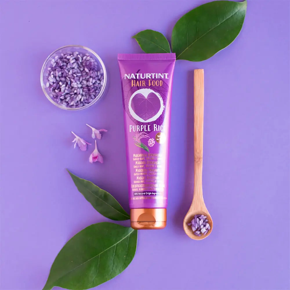 NATURTINT-MÁSCARA DE ARROZ ROXO HAIR FOOD 150 ml.-DrShampoo - Perfumaria e Cosmética