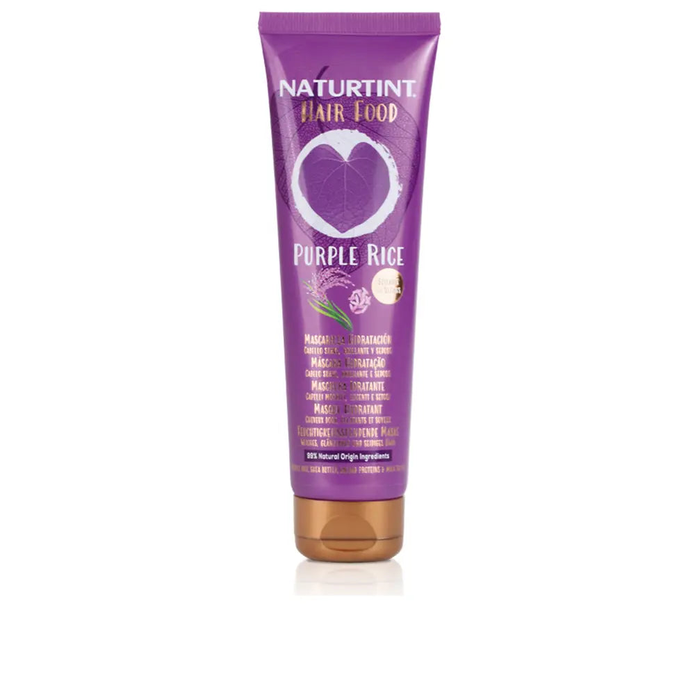 NATURTINT-MÁSCARA DE ARROZ ROXO HAIR FOOD 150 ml.-DrShampoo - Perfumaria e Cosmética