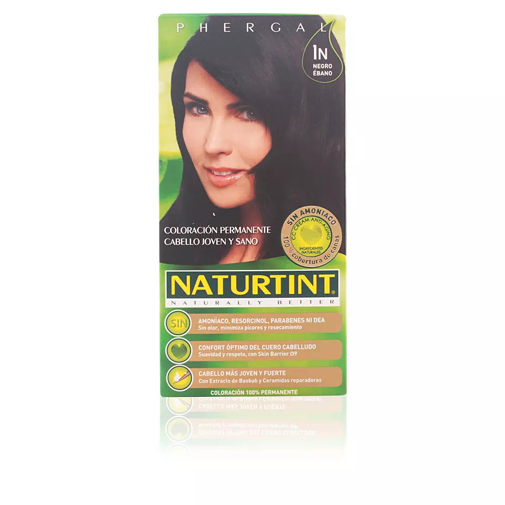 NATURTINT-NATURTINT 1N ébano preto-DrShampoo - Perfumaria e Cosmética