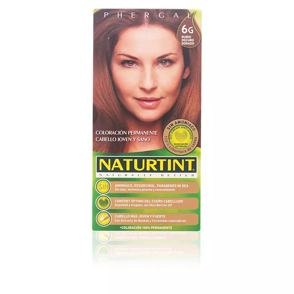 NATURTINT-NATURTINT 6G loiro dourado escuro-DrShampoo - Perfumaria e Cosmética