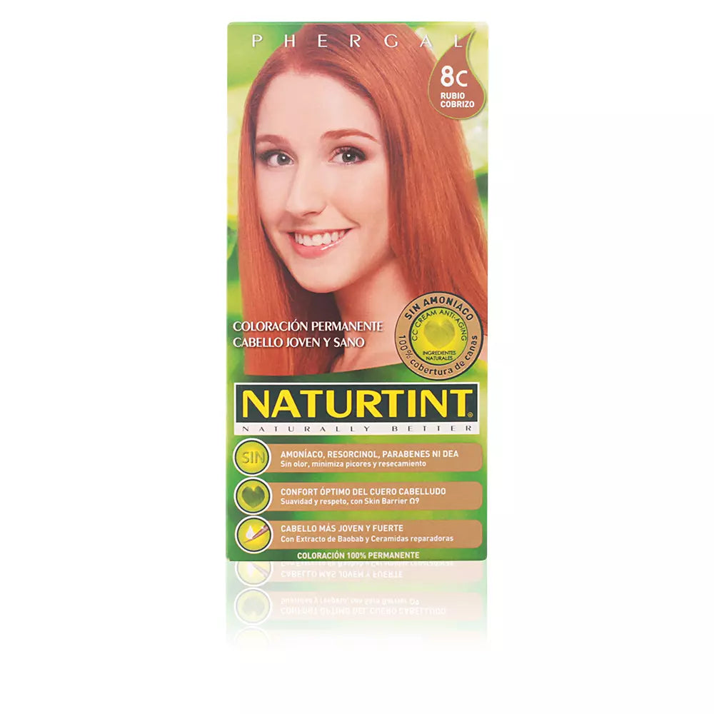 NATURTINT-NATURTINT 8C louro acobreado-DrShampoo - Perfumaria e Cosmética