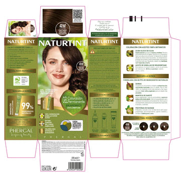 NATURTINT-Tintura NATURTINT sem amônia #4W-Castanho Escuro Radiante 170 ml-DrShampoo - Perfumaria e Cosmética Image principale du produit