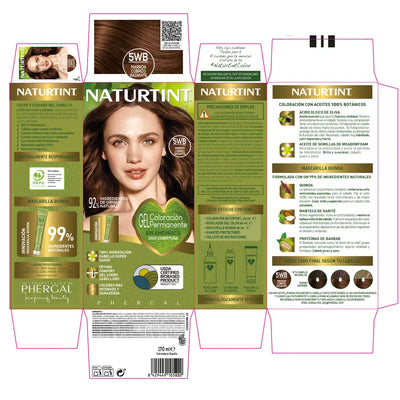 NATURTINT-Tintura NATURTINT sem amônia #5Wb-Castanho Cobre Radiante 170 ml-DrShampoo - Perfumaria e Cosmética