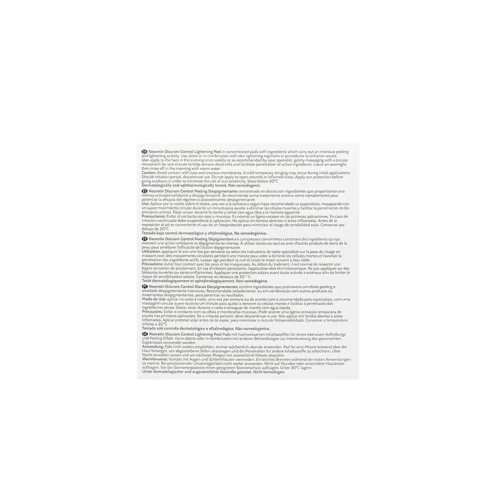 NEORETIN-NEORETIN DISCROM CONTROL peeling despigmentante 6uds-DrShampoo - Perfumaria e Cosmética