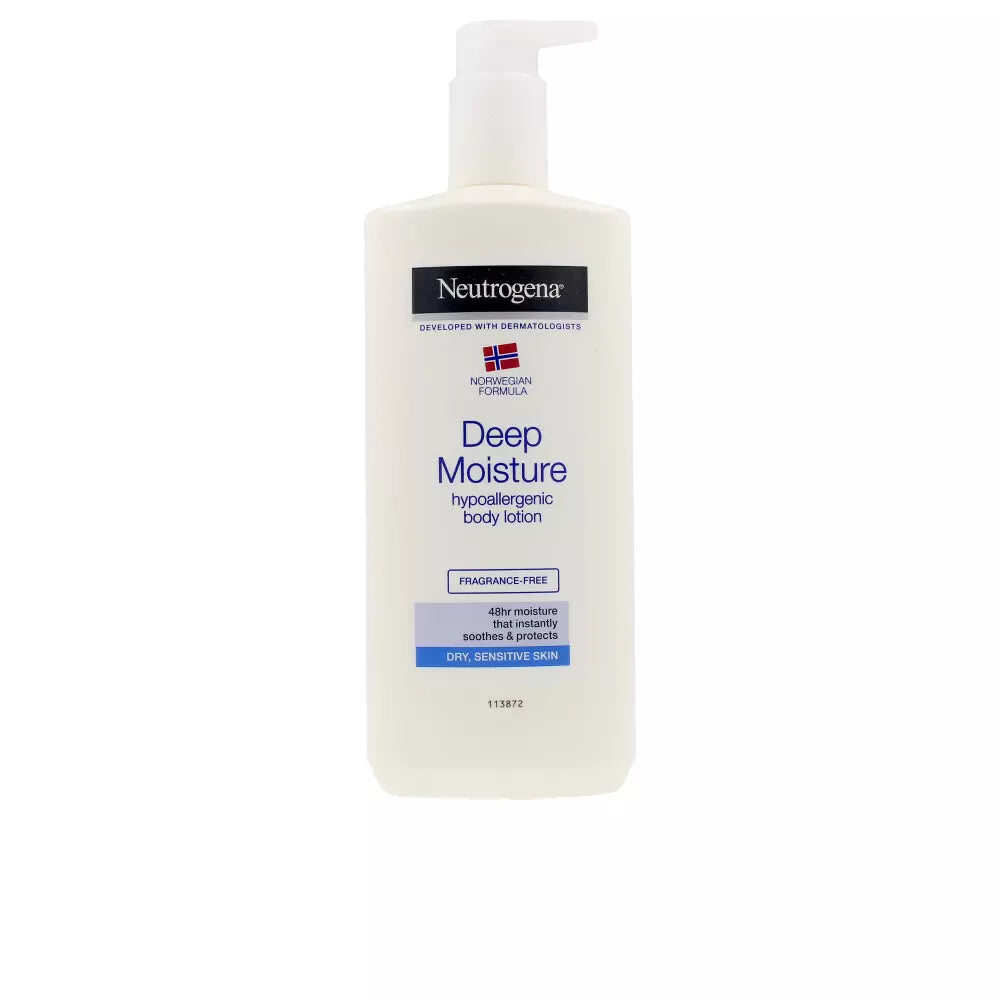 NEUTROGENA-DEEP MOISTURE loção corporal pele seca 400 ml-DrShampoo - Perfumaria e Cosmética