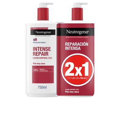 NEUTROGENA-Loção INTENSE REPAIR para pele muito seca embalagem 2 x 750 ml-DrShampoo - Perfumaria e Cosmética
