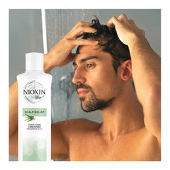 NIOXIN-SCALP RELIEF condicionador de couro cabeludo e cabelo para couro cabeludo sensível 20-DrShampoo - Perfumaria e Cosmética