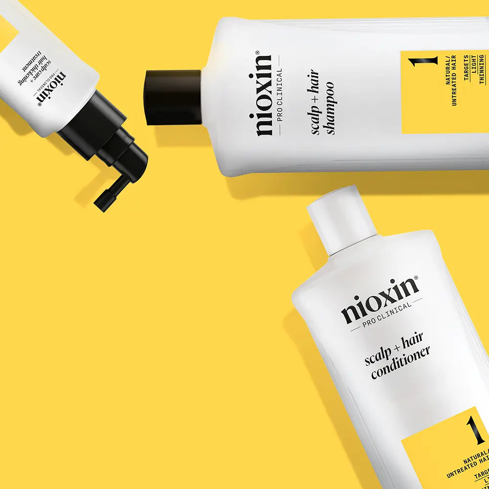 NIOXIN-SISTEMA 1 - Condicionador - Cabelos Naturais com Leve Enfraquecimento 1000 ml-DrShampoo - Perfumaria e Cosmética