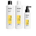 SISTEMA 1 – Kit - Tratamento para Cabelos Naturais com Raleamento Leve 3 unidades