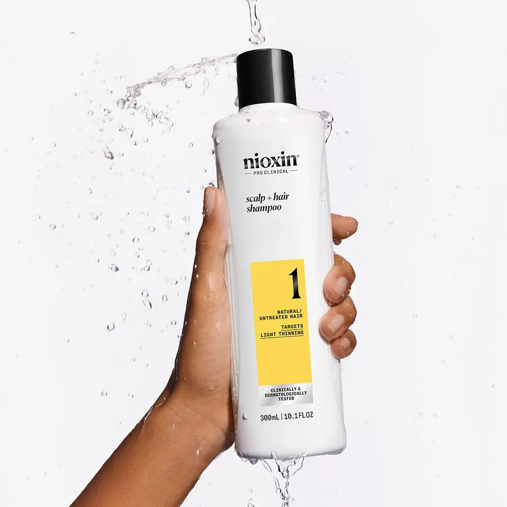 NIOXIN-SISTEMA 1 - Shampoo - Cabelo Natural com Enfraquecimento Leve 300 ml-DrShampoo - Perfumaria e Cosmética