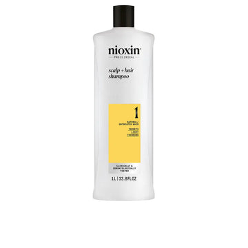 NIOXIN-SISTEMA 1 - Shampoo - Cabelo Natural com Leve Enfraquecimento 1000 ml-DrShampoo - Perfumaria e Cosmética Imagem principal do produto