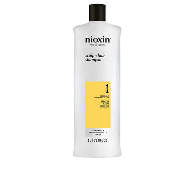 NIOXIN-SISTEMA 1 - Shampoo - Cabelo Natural com Leve Enfraquecimento 1000 ml-DrShampoo - Perfumaria e Cosmética