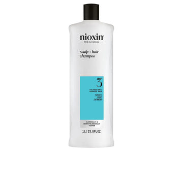 NIOXIN-SISTEMA 3 - Shampoo - Cabelos Tingidos e Danificados com Leve Enfraquecimento 1000 ml-DrShampoo - Perfumaria e Cosmética Imagem principal do produto