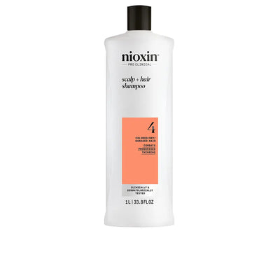 NIOXIN-SISTEMA 4 - Shampoo - Cabelos Tingidos e Danificados com Enfraquecimento Avançado 1000 ml-DrShampoo - Perfumaria e Cosmética