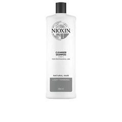 NIOXIN-SYSTEM 1 shampoo volumizador para cabelos finos fracos 1000 ml-DrShampoo - Perfumaria e Cosmética