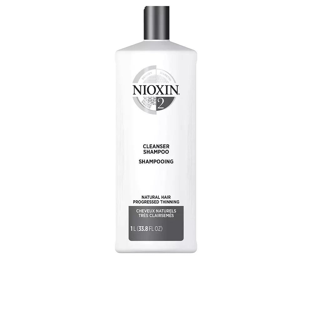 NIOXIN-SYSTEM 2 Shampoo volumizante cabelo fino muito fraco 1000 ml-DrShampoo - Perfumaria e Cosmética