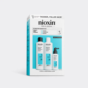 SYSTEM 3 - Kit - Tratamento para Cabelos Coloridos com Raleamento Leve 3 unidades Image secondaire du produit