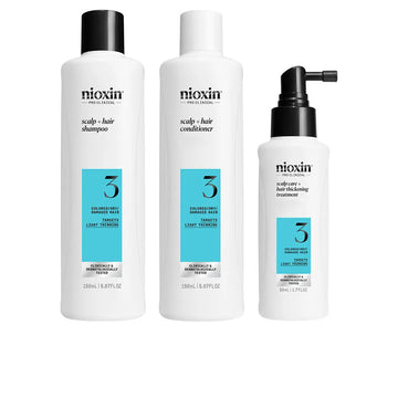 NIOXIN-SYSTEM 3 - Kit - Tratamento para Cabelos Coloridos com Raleamento Leve 3 unidades-DrShampoo - Perfumaria e Cosmética Main image