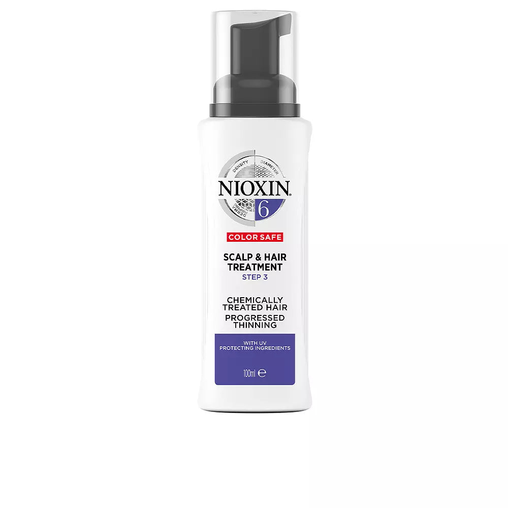 NIOXIN-SYSTEM 6 tratamento do couro cabeludo cabelo grosso muito fraco 100 ml-DrShampoo - Perfumaria e Cosmética