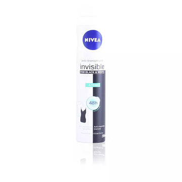 NIVEA-BLACK & WHITE INVISIBLE ACTIVE spray desodorante 200 ml-DrShampoo - Perfumaria e Cosmética Main image