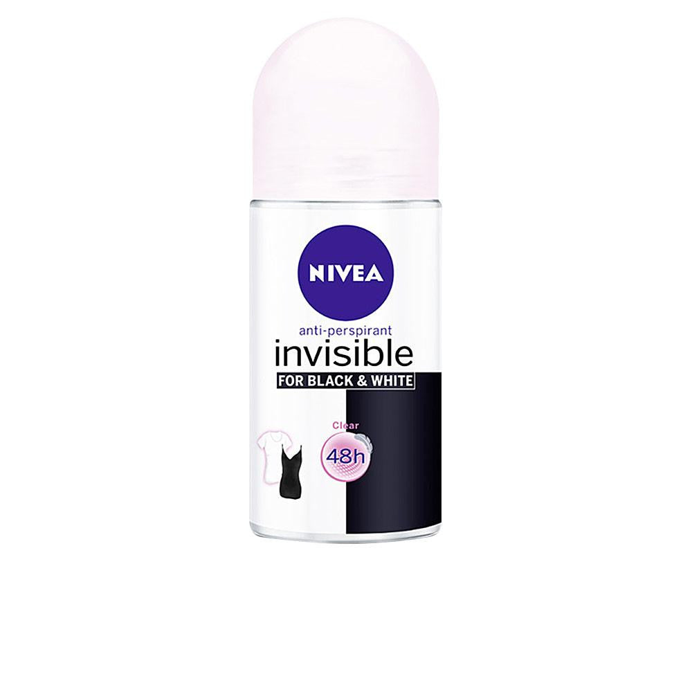 NIVEA-BLACK & WHITE INVISIBLE deo roll-on 50 ml-DrShampoo - Perfumaria e Cosmética