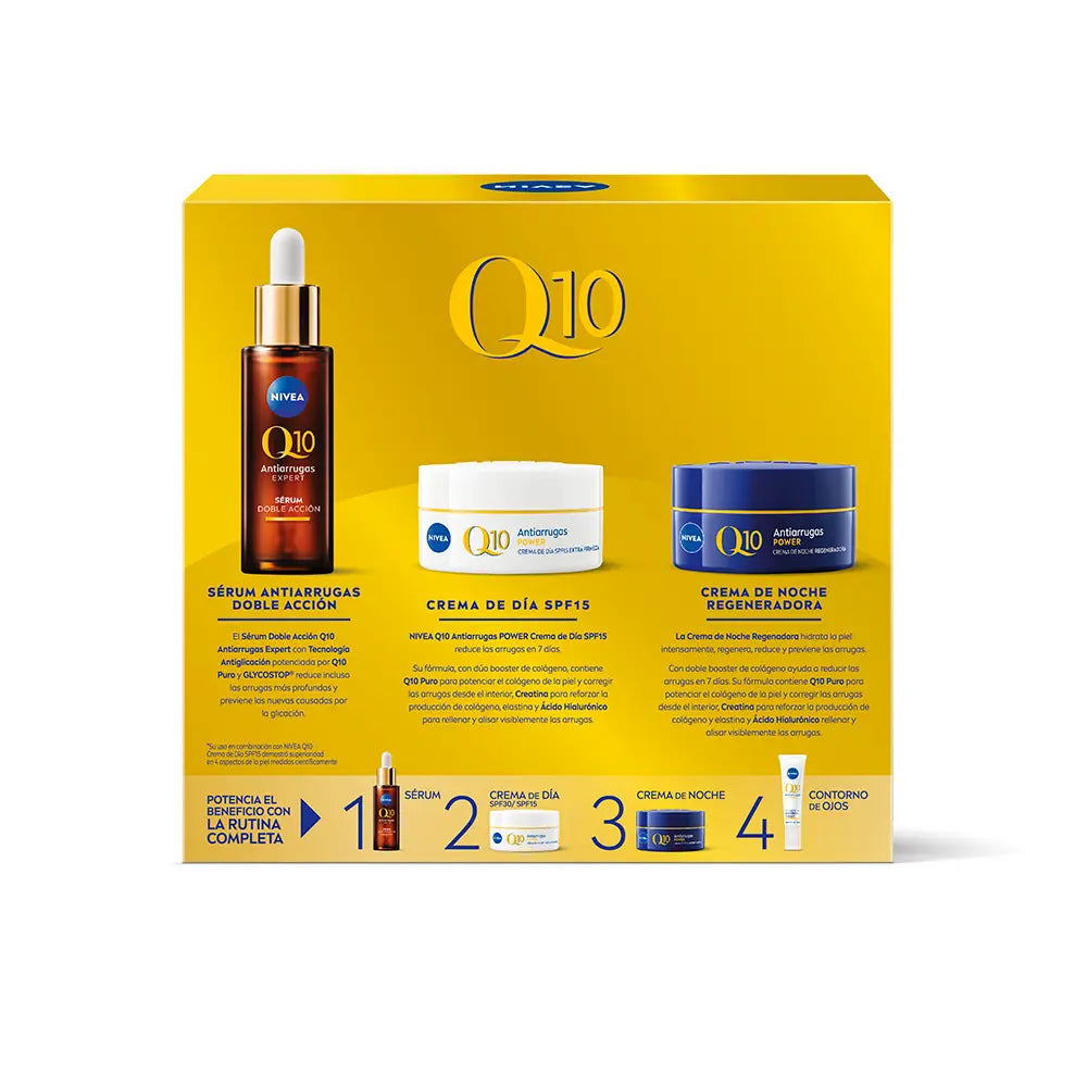 NIVEA-CASO ROTINA ANTI-ENVELHECIMENTO Q10 3 unid.-DrShampoo - Perfumaria e Cosmética