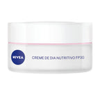 NIVEA-CREME DE DIA NUTRITIVO hidratação e nutrição FPS30 50 ml-DrShampoo - Perfumaria e Cosmética