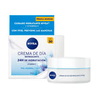 NIVEA-CREME DE DIA REFRESCANTE hidratação e refrescante FPS30 50 ml-DrShampoo - Perfumaria e Cosmética
