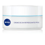 NIVEA-CREME DE DIA REFRESCANTE hidratação e refrescante FPS30 50 ml-DrShampoo - Perfumaria e Cosmética