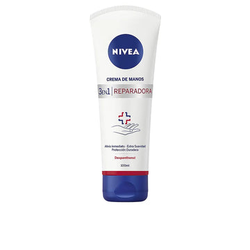 NIVEA-Creme para as mãos reparador 3 em 1 100 ml.-DrShampoo - Perfumaria e Cosmética Imagem principal do produto