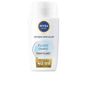 NIVEA-DAILY SUN FLUID proteção facial FPS50+ #tom claro 40 ml-DrShampoo - Perfumaria e Cosmética Imagem principal do produto