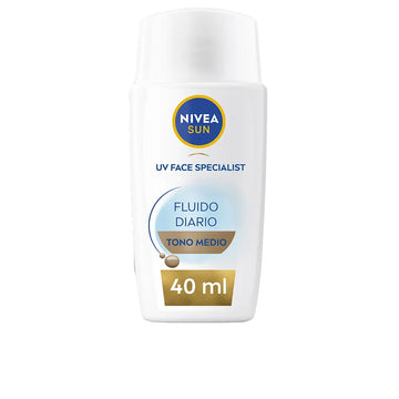 NIVEA-DAILY SUN FLUID proteção facial FPS50+ #tom médio 40 ml-DrShampoo - Perfumaria e Cosmética Main image