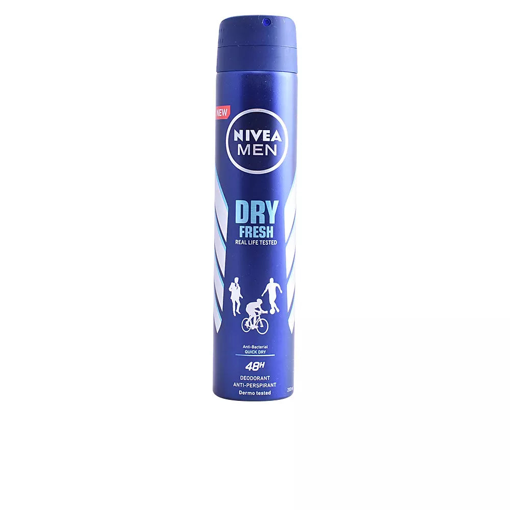 NIVEA-HOMEM DRY IMPACT FRESH deo spray 200 ml-DrShampoo - Perfumaria e Cosmética