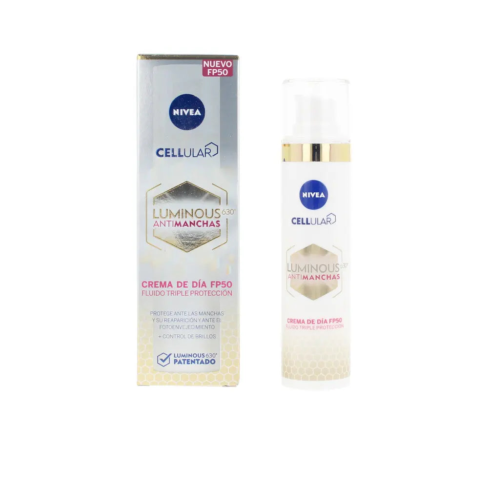 NIVEA-LUMINOUS 630º ANTI-MARKET creme de dia SPF50 40 ml-DrShampoo - Perfumaria e Cosmética