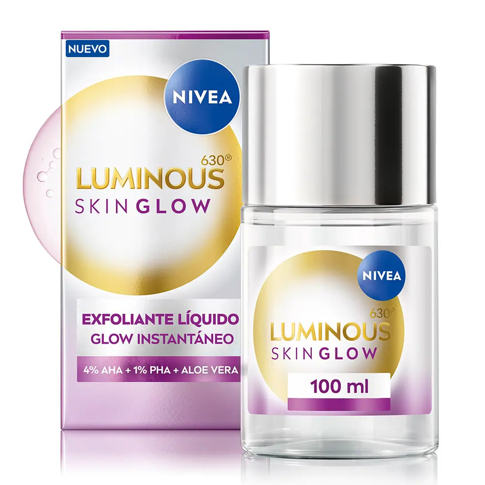 NIVEA-LUMINOUS 630º skin glow esfoliante líquido 100 ml-DrShampoo - Perfumaria e Cosmética