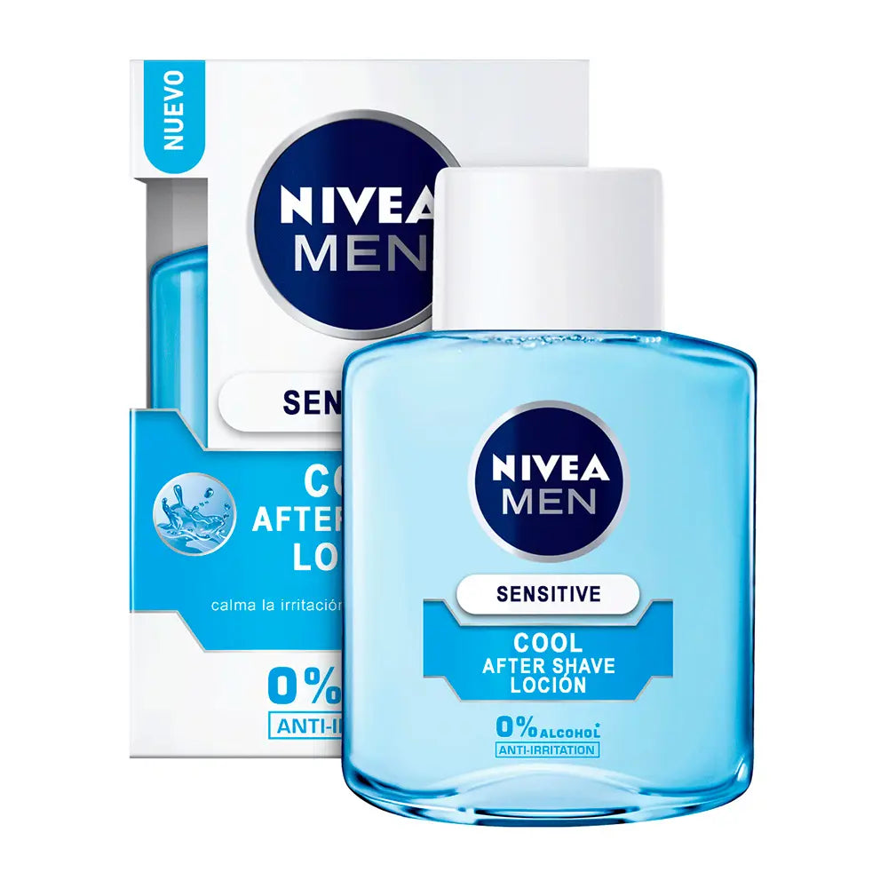 NIVEA-Loção pós-barba MEN SENSITIVE COOL 100 ml-DrShampoo - Perfumaria e Cosmética