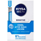 NIVEA-Loção pós-barba MEN SENSITIVE COOL 100 ml-DrShampoo - Perfumaria e Cosmética