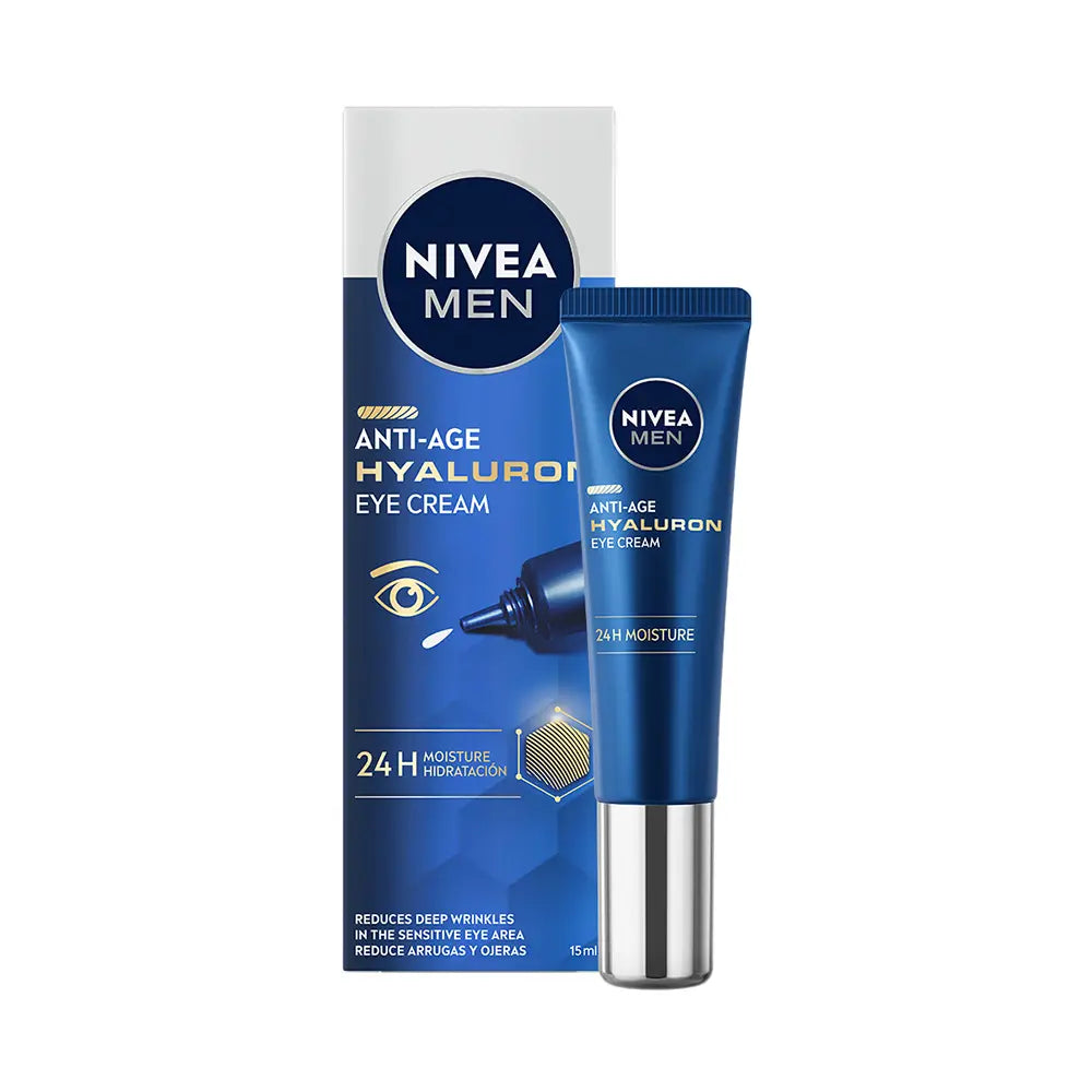 NIVEA-MEN ANTI-AGE HYALURON contorno de olhos 15 ml-DrShampoo - Perfumaria e Cosmética
