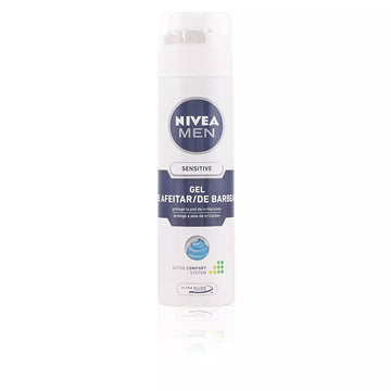 NIVEA-MEN SENSITIVE gel de barbear anti-irritação 200 ml-DrShampoo - Perfumaria e Cosmética Main image