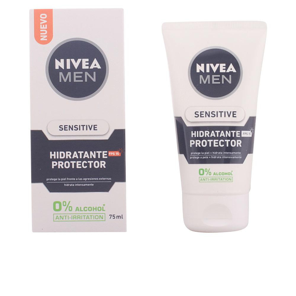 NIVEA-MEN SENSITIVE protector hidratante 0% álcool SPF15 75 ml-DrShampoo - Perfumaria e Cosmética