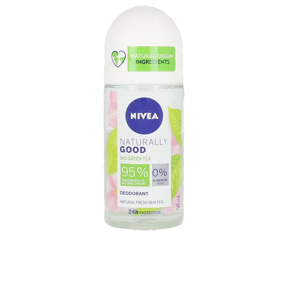 NIVEA-NATURALLY GOOD GREEN TEA deo roll-on 50 ml-DrShampoo - Perfumaria e Cosmética