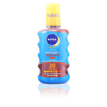 NIVEA-PROTEGE E BRONZEA ACEITE SPF20 200 ml-DrShampoo - Perfumaria e Cosmética Imagen principal del producto