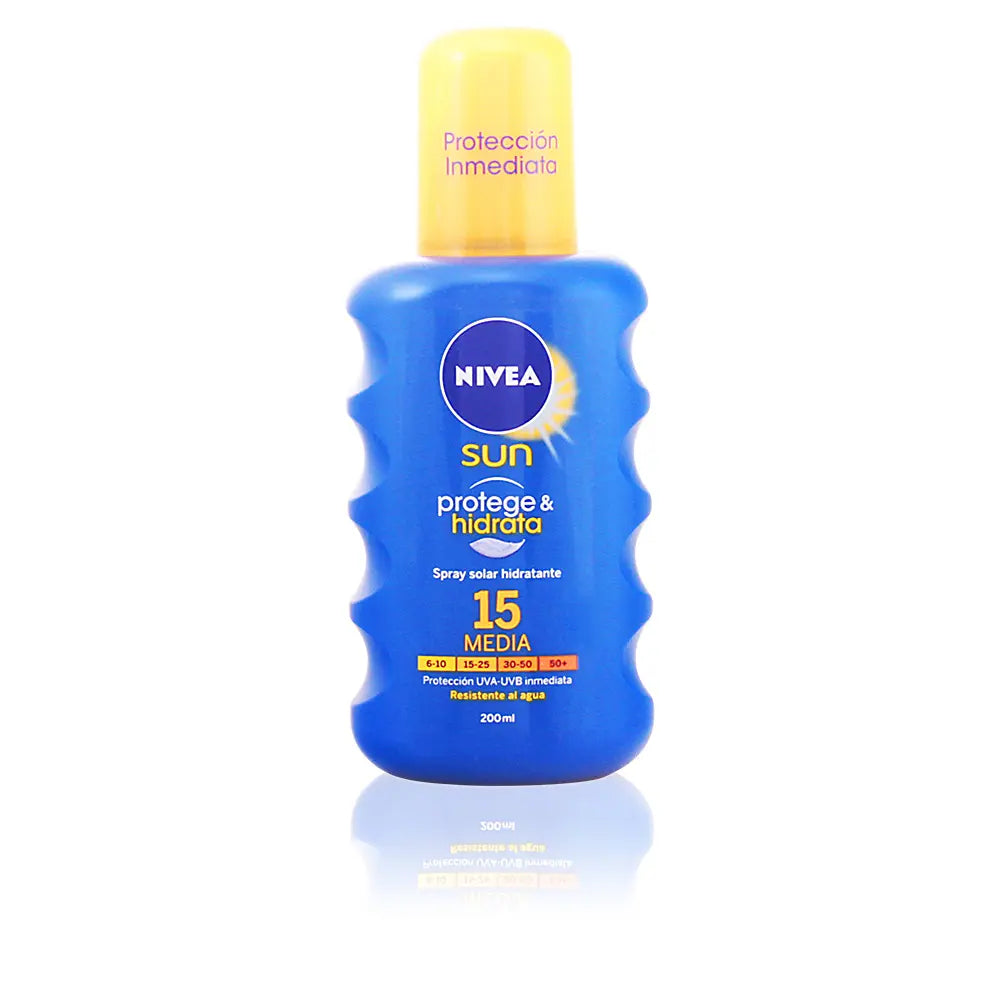 NIVEA-PROTEGE&HIDRATA SOLAR spray FPS15 200 ml-DrShampoo - Perfumaria e Cosmética